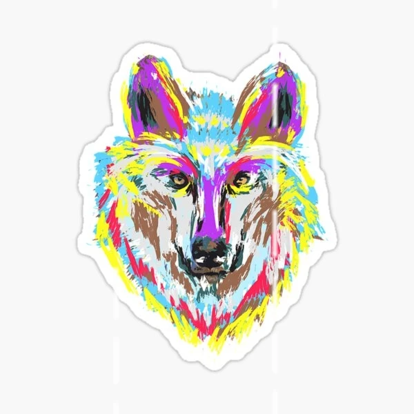 

Car Paste Quality Angry Angry Wolf Car Sticker for Auto Bonding 18cm P1