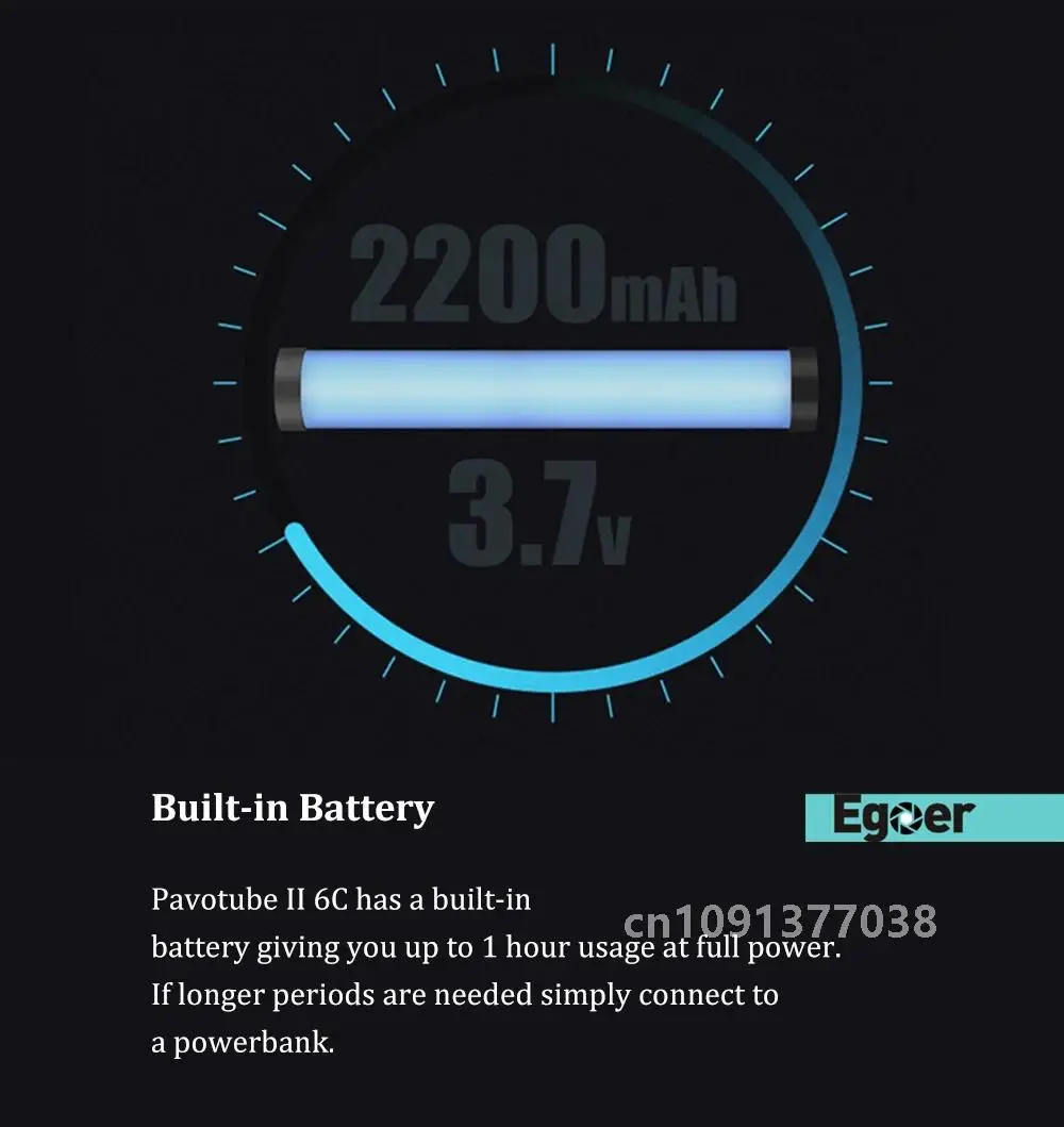 Nanlite PavoTube II 6C светодиодный RGB светильник портативный ручной для фотосъемки режим