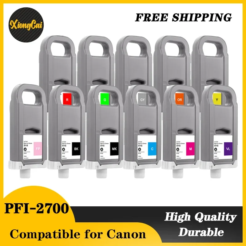 PFI2700 PFI-2700 Совместимый картридж для Canon imagePROGRAF GP-4000 GP-2000 GP-4600S GP-6600SPпринтер с