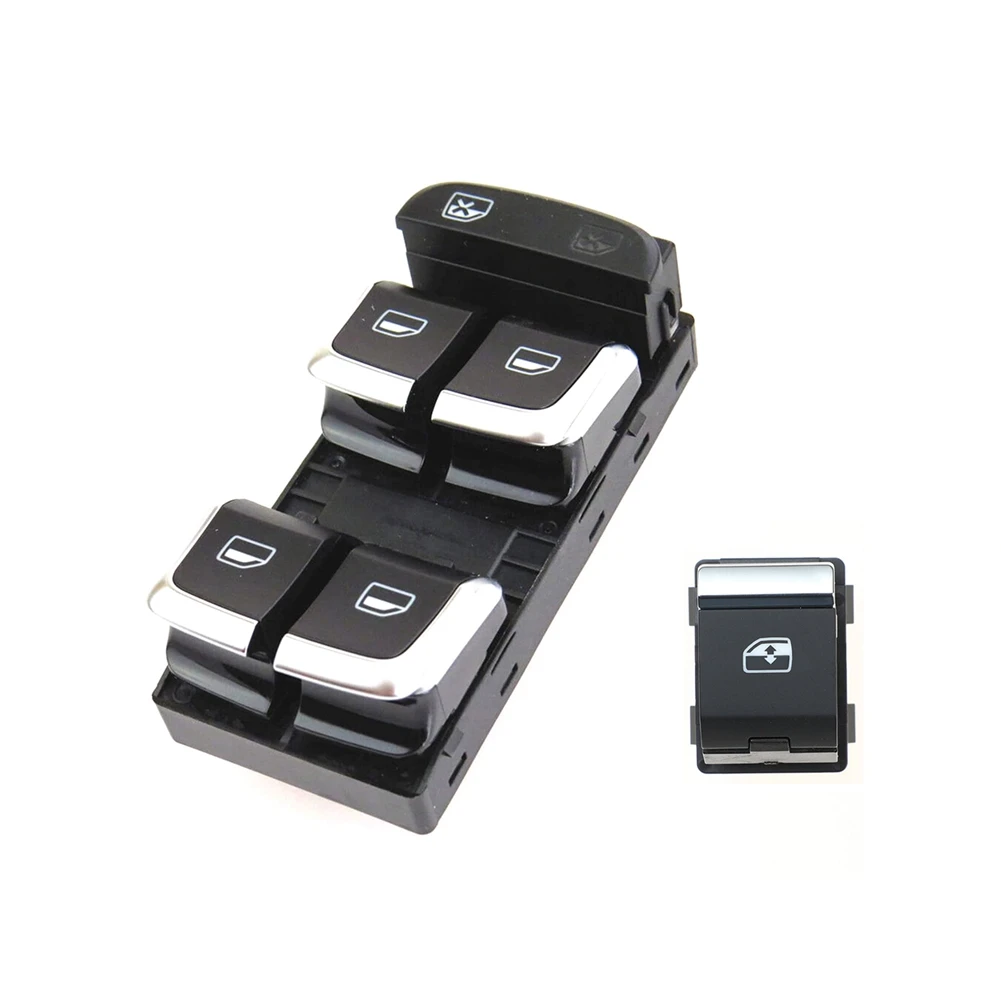 

New Electric Master Window Control Button Switches for AUDI A4 S4 Q5 B8 Allroad 4KD959855 8KD959851A