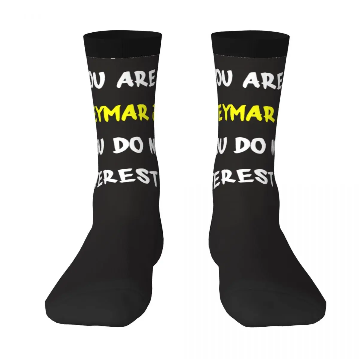 

Brazil If You Are Not Neymars And Da Silvas Jr Classic Socks Funny Graphic Vintage Color contrast Knapsack Elastic Stockings