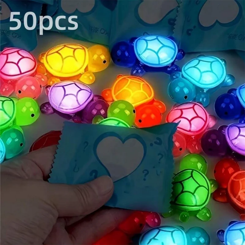 

Светящиеся фигурки черепах из резины 30/50/100 шт