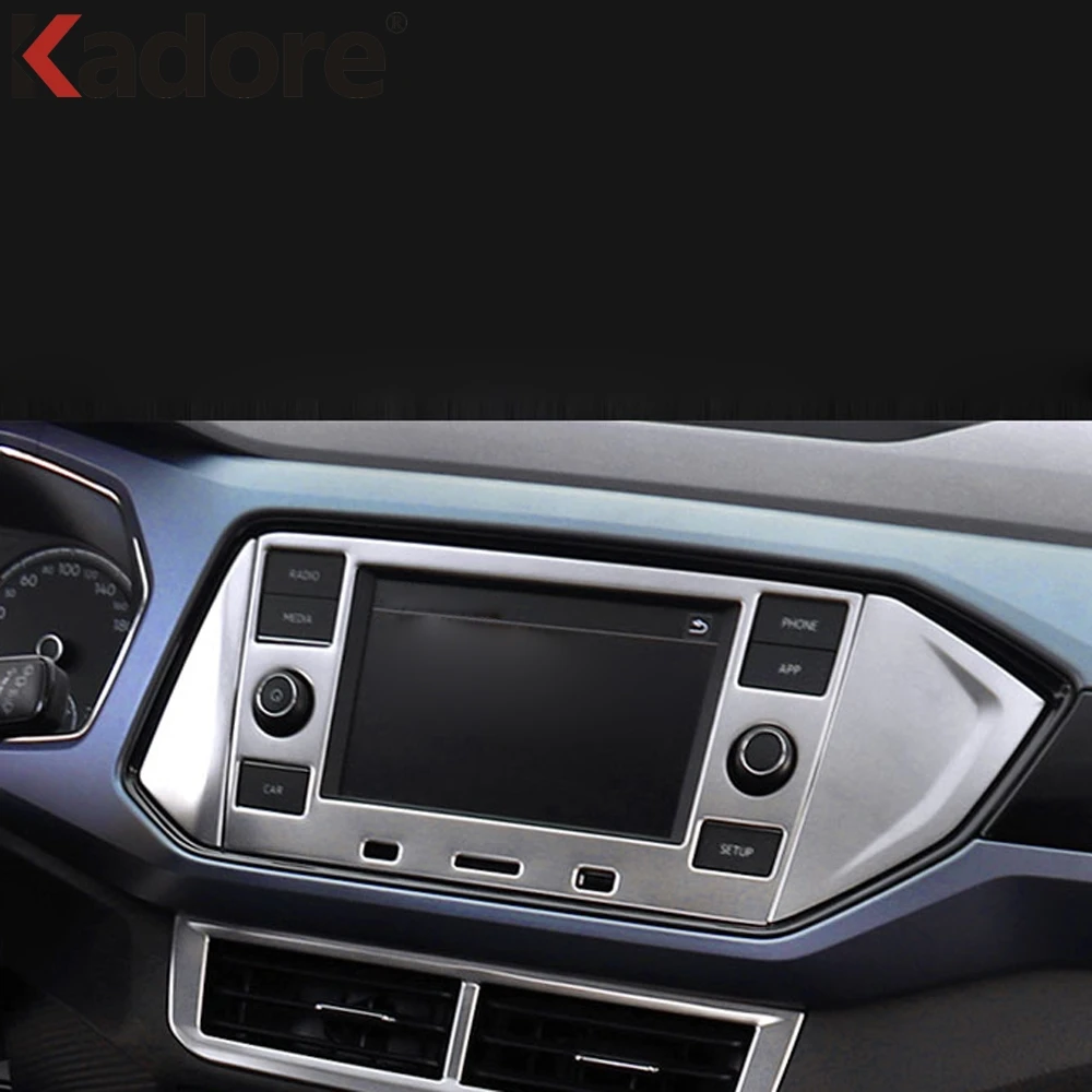 

Панель управления внутренней навигацией для VW Volkswagen T-cross Tcross 2018 2019-2021 2022, автостайлинг