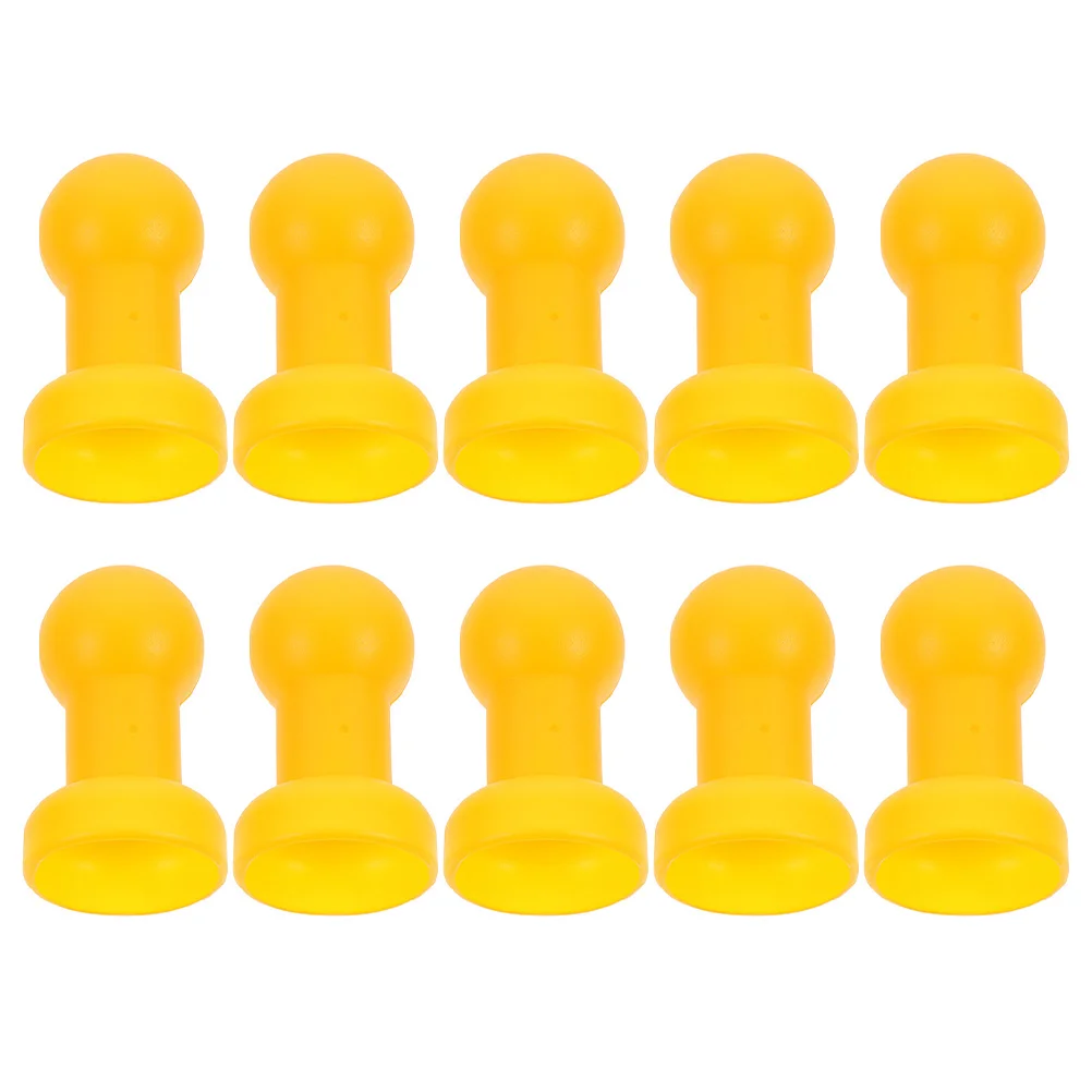 

10 Pcs Bolted- Style Trampoline Pole Caps Part Accessories Kids Children Enclosure