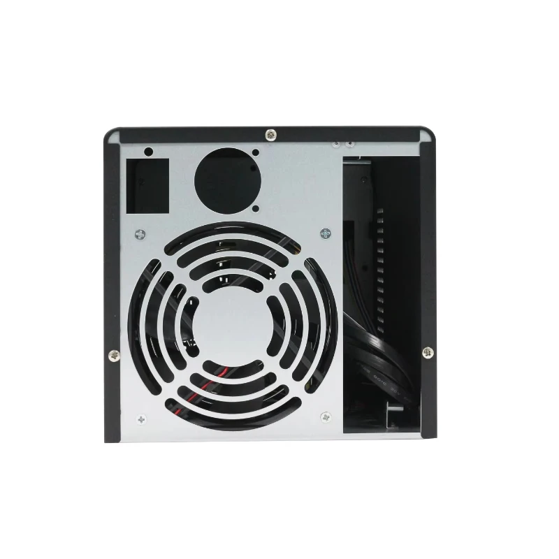 Фото Корпус NAS-4 на 4 отсека, серверный корпус Mini ITX, задняя плата SATA 6 Гбит/с, съемные лотки для 3,5-дюймовых HDD, поддержка блока питания Flex 1U №3