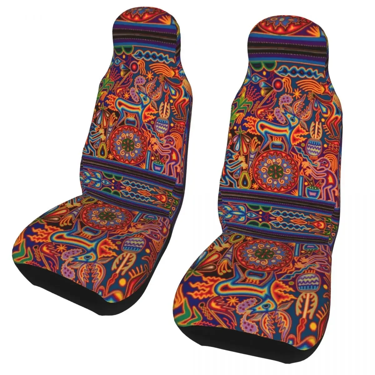 Huichol День мертвых фотографий авто Интерьер Женские Цветы Передняя и задняя