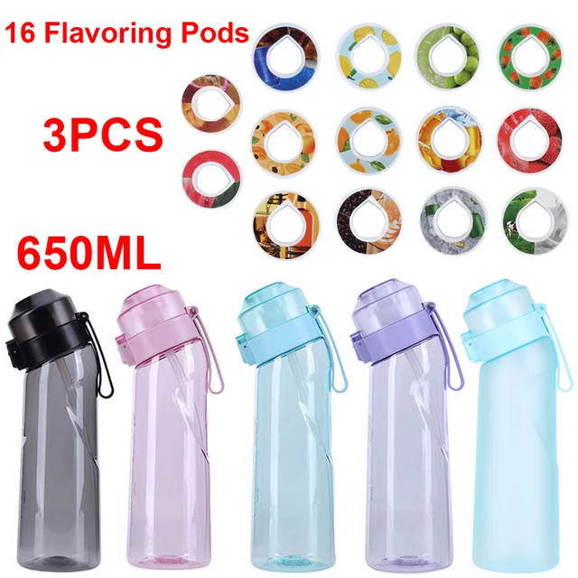 650ML Air Up Flavored Water Bottle Scent Water Cup Sports Water Bottle For Fitness Fashion Water Cup With Straw Flavor Pods 1