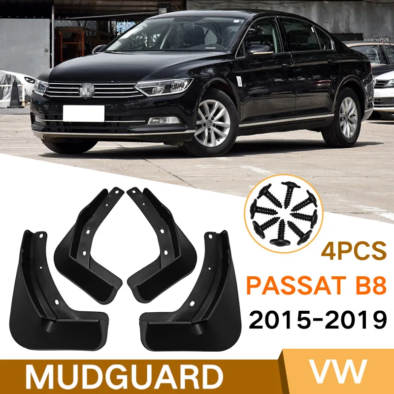 

For VW Passat B8 2015-2019 Mud Flaps Auto Splash Guard Mudguards MudFlaps Front Rear Fender Anti-splash Guards Car Accessories