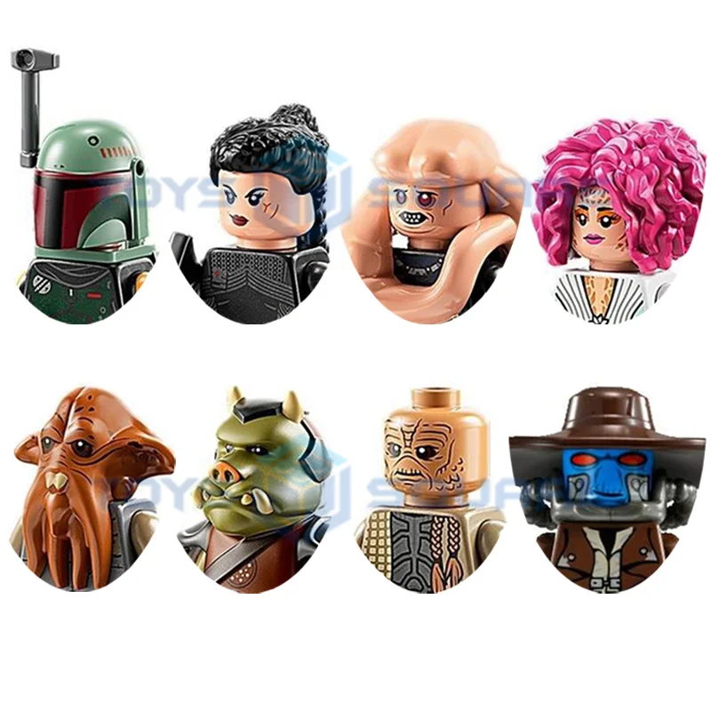 

Конструктор Boba Fett Fennec Shand Биб Фортуна теелин кваррен Gamorrean Guard САПР Бейн игрушка кубики MOC набор подарки