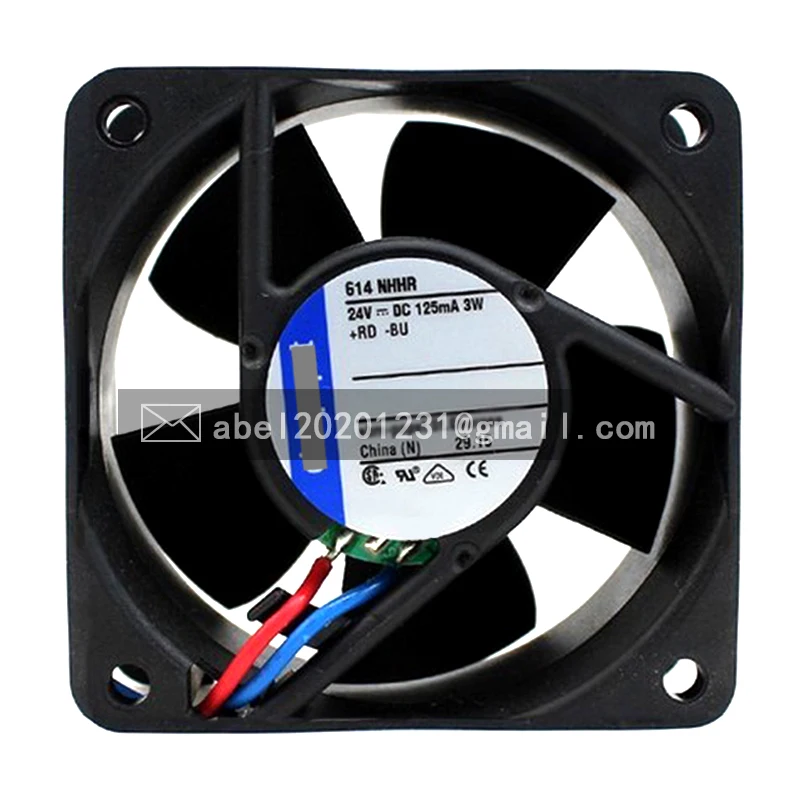 

BRAND NEW 614NHHR 614 NHHR 24VDC ORIGINAL COOLING FAN 6025 60*60*25MM