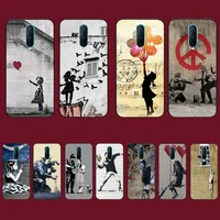 yinuoda street art banksy graffiti phone case for vivo y91c y11 17 19 17 67 81 oppo a9 2020 realme c3