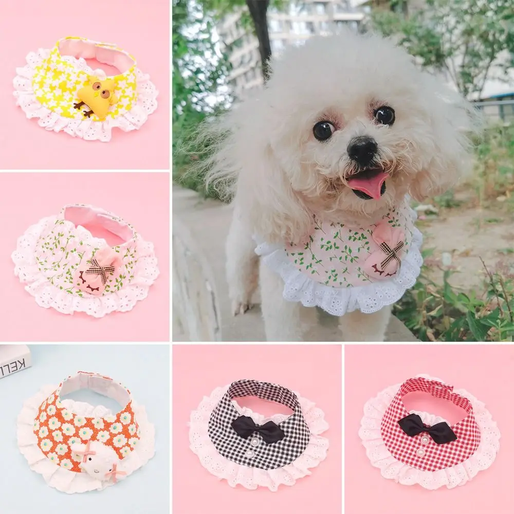 

Милые аксессуары для дня рождения Принцесса Корона нагрудник для питомца кружевные нагрудники кошка аксессуары слюнявчик для кошки