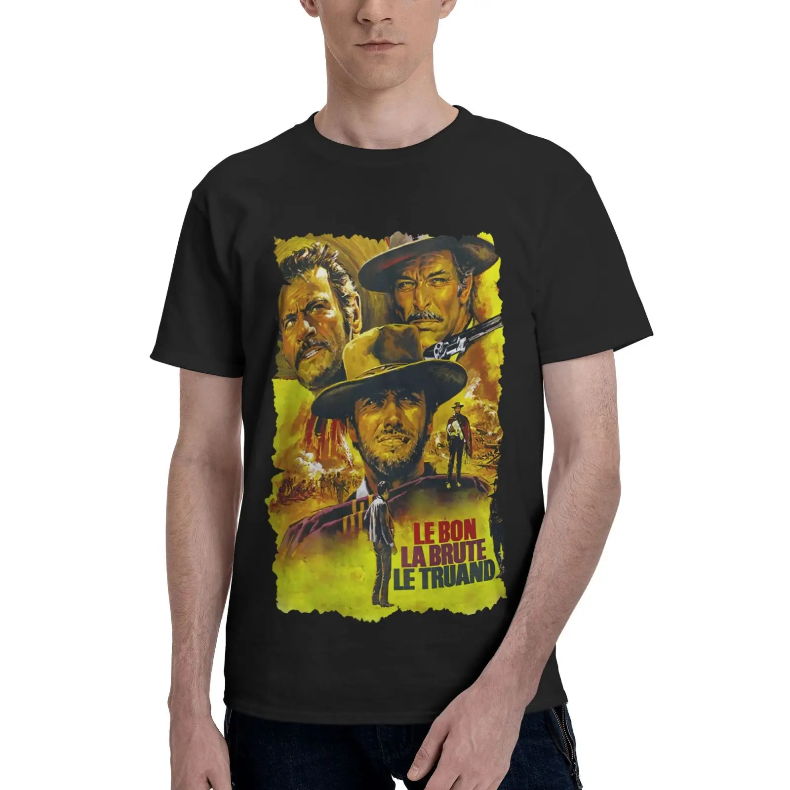 

The Good The Bad And The 4415 Мужская футболка аниме рубашки для мужчин винтажная одежда Графические футболки женская футболка