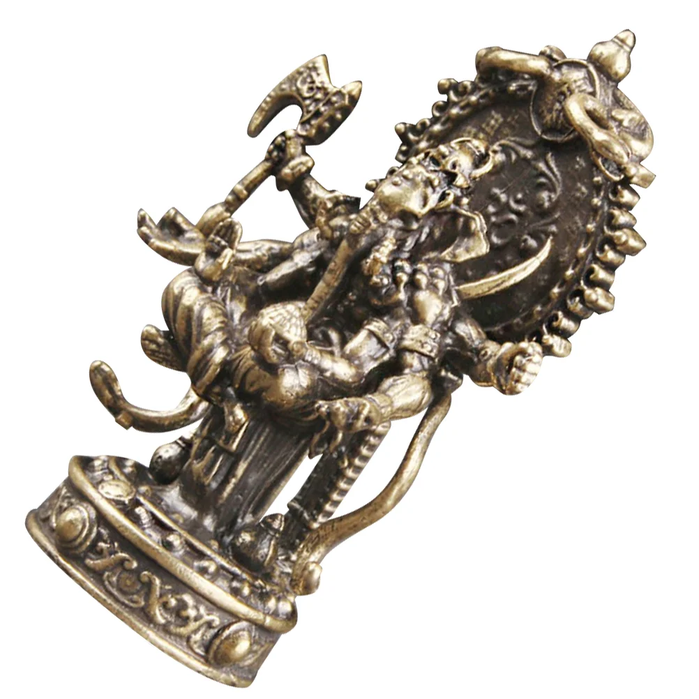 

Hindu Ganesha Statue Retro Decor Desktop Ornament Home Ornaments Crafts Temple Sculpture