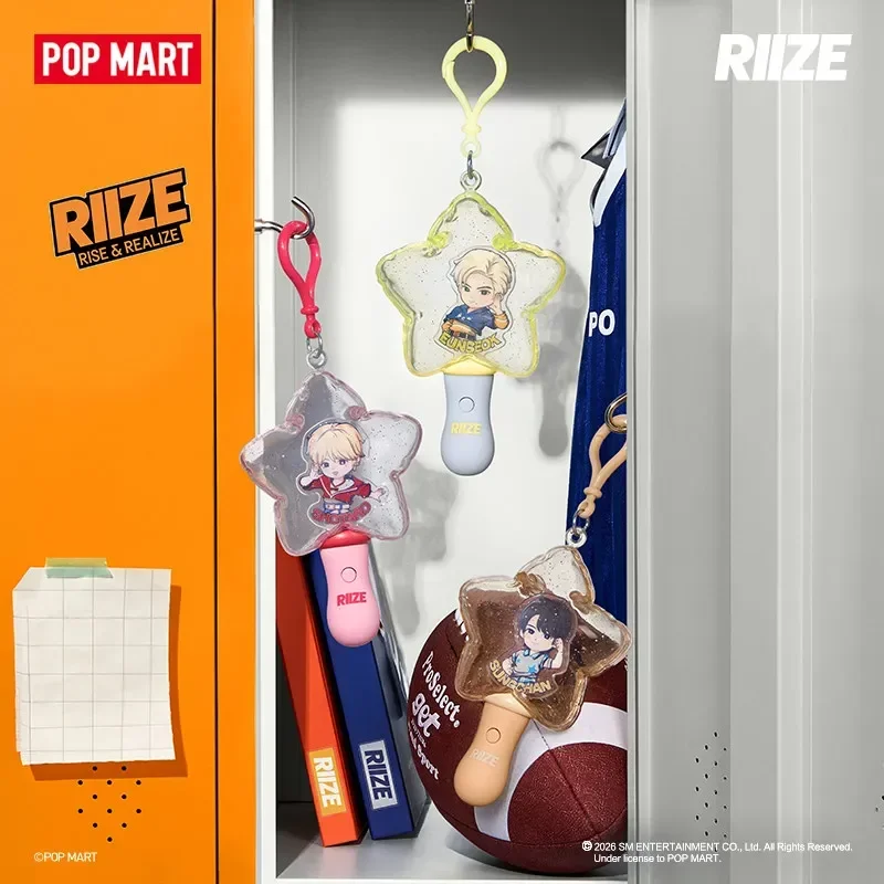 POP MART RIIZE Серия Незабываемые Моменты Светящийся Кулон Модные игрушки в закрытой упаковке Сюрприз-бокс Фигурка-сюрприз Подарок-сюрприз (art.: 3920dcd16784f) - 3920dcd16784f