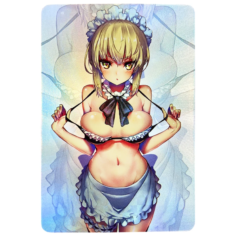 9 шт./компл. ACG Аниме Девушки флэш-карты сексуальные kawaii Редкие карты аниме heroine