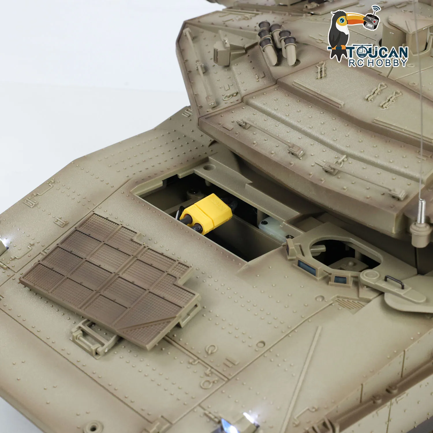 Фото Материнская плата TK7.0 HL 3958 1/16 RC Танки IDF Merkava MK IV Стандартная версия Модели FPV-камер Армейские игрушки для мальчика BB Стрельба из дыма №1