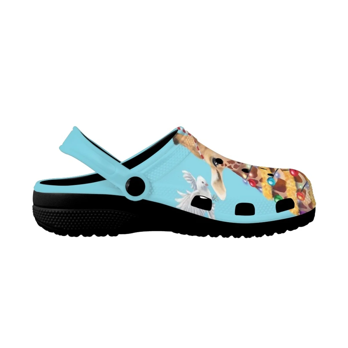 Nopersonality Giraffe 3D Printing Women's Summer Sandals Breathable Flat Bottom New Adult Slippers Home Casual Wearable Chanclas