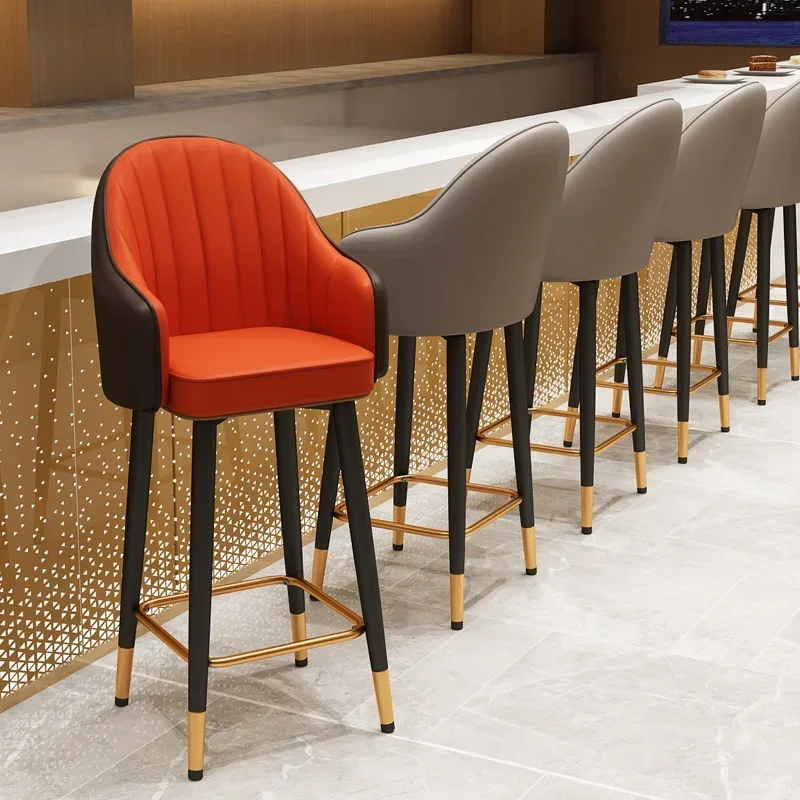 Современные барные стулья стул для кафе мебель дома и кухни Кресло со спинкой