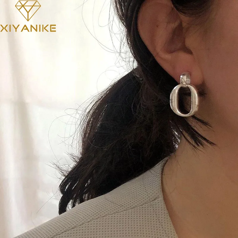 

Серьги-гвоздики геометрической формы XIYANIKE для женщин и девушек