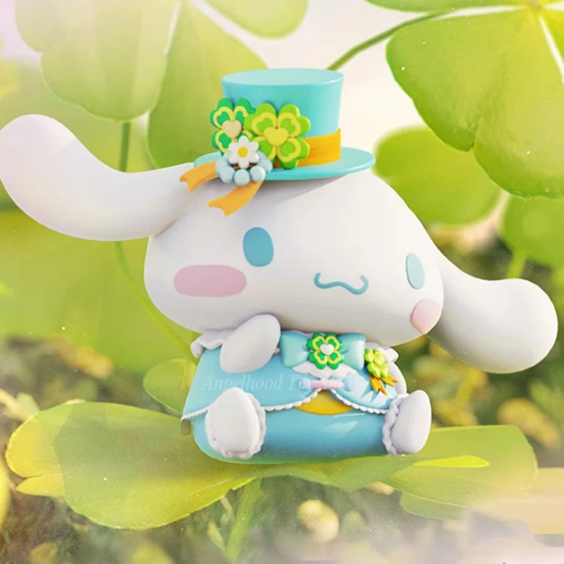 

Sanrio Kawaii Cinnamoroll Hellokitty Kuromi My Melody фигурки цветения сезон экшн-фигурки помпон пуриновая модель игрушка подарок