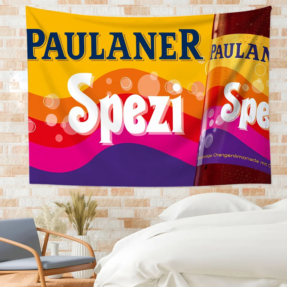 Фото Модный флаг P-Paulaner S-Spezi на заказ, декор для кемпинга и сада, вечерние фоны, настенное искусство, семейные подарки №4