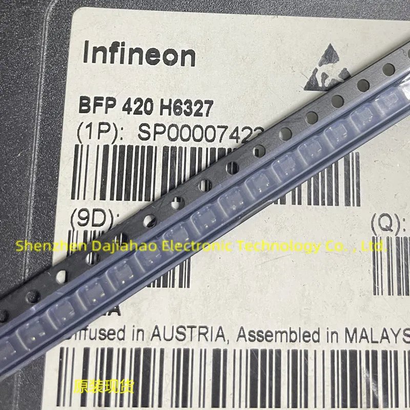 10 шт./партия BFP420 H6327 BFP420H6327 AMS упаковка SOT343 SMD UHF triode