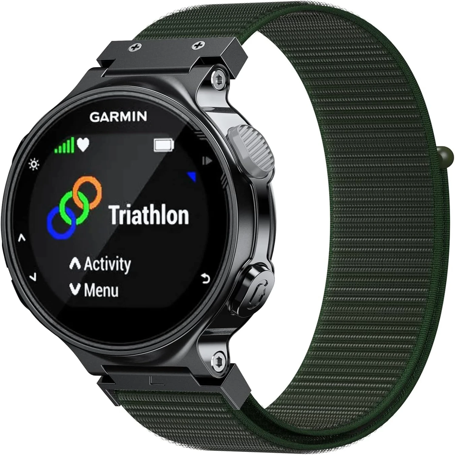 Легкий и дышащий ремешок Ultimate Grey Forerunner 630/620 для невыпадающего комфорта стиля.