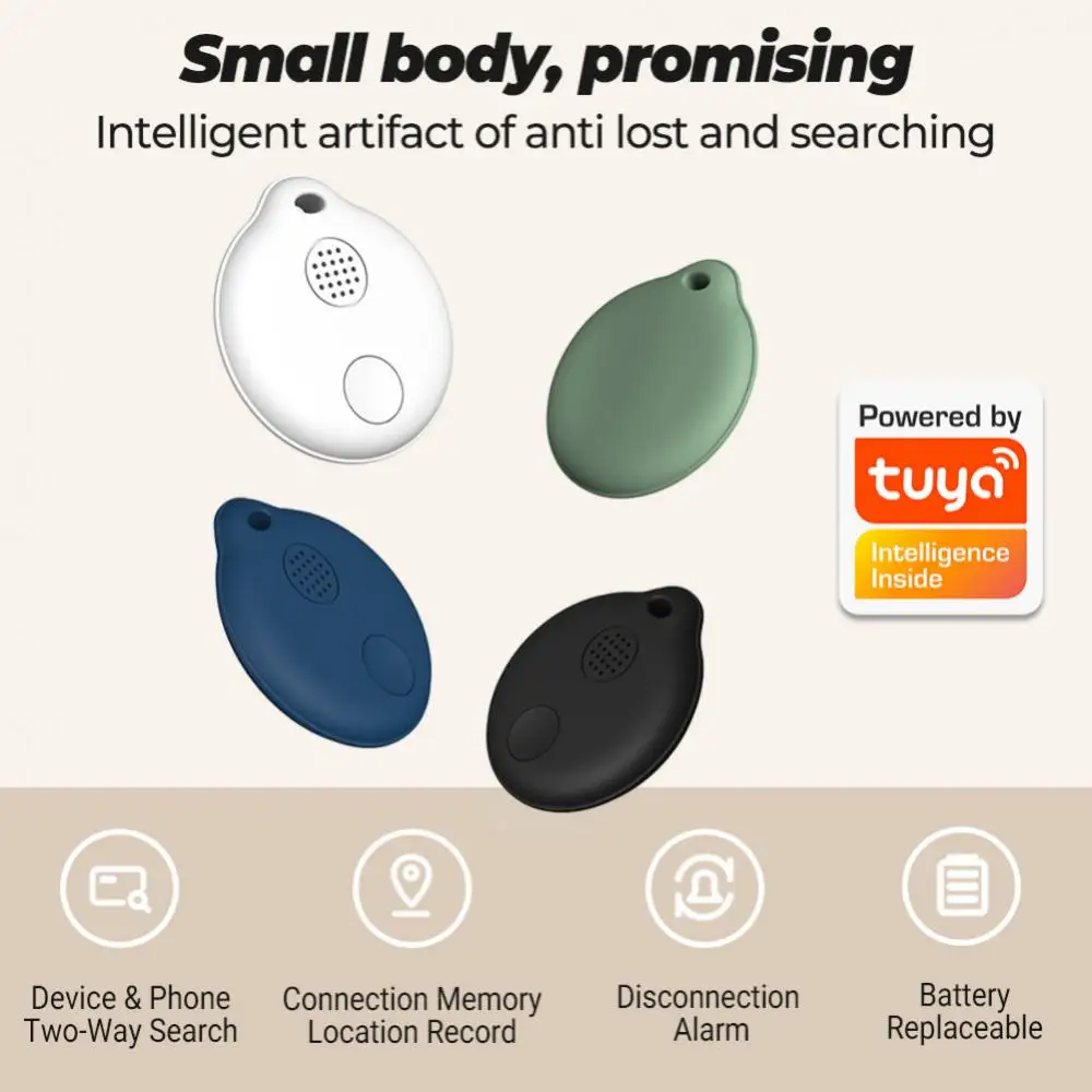 

Tuya/smart Life Bluetooth App Smart Tags Key Anti-lost Device Smart Bluetooth Tracker Item Finder Pet Anti-lost Location Tracker