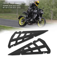 motorcycle accessory frame side carters cover hose clamps kit for yamaha xsr900 2016 2017 2021 mt 09 fz 09 2013 2014 2015 2016