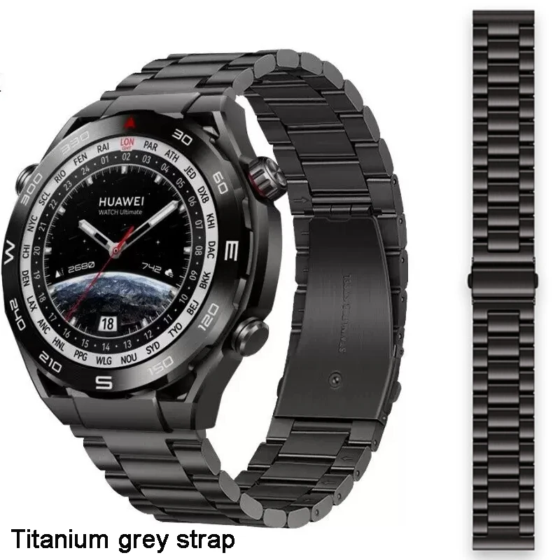Stainless Steel Watchband for HUAWEI WATCH Ultimate Strap Metal Bracelet for Huawei GT3/GT 3pro/GT2/GT 2Pro 46mm Watch Accessor