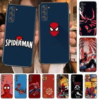 marvel spider man phone cover hull for samsung galaxy s6 s7 s8 s9 s10e s20 s21 s5 s30 plus s20 fe 5g lite ultra edge