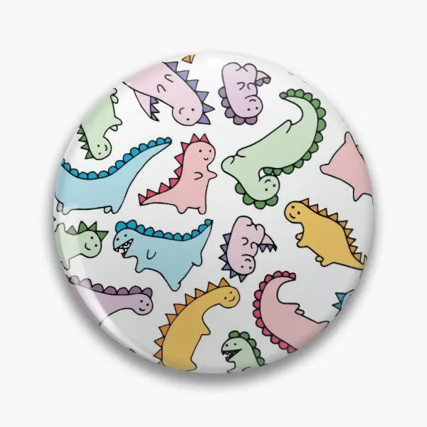 

Милый динозавр, настраиваемая мягкая булавка для пуговиц, ювелирные изделия, булавка для лацкана, подарок, Забавный воротник, креативный ми...