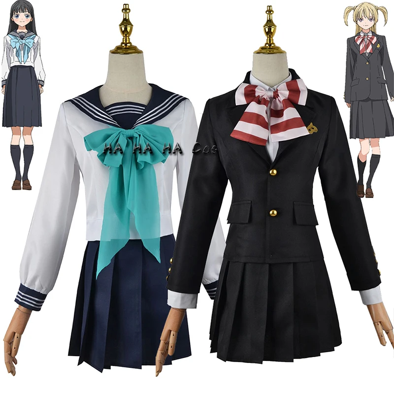 

Akebi's Sailor Anime Cosplay Komichi Akebi Cosplay Usagihara Toko School Uniform Skirt Women Uniforms Halloween Party Clothes