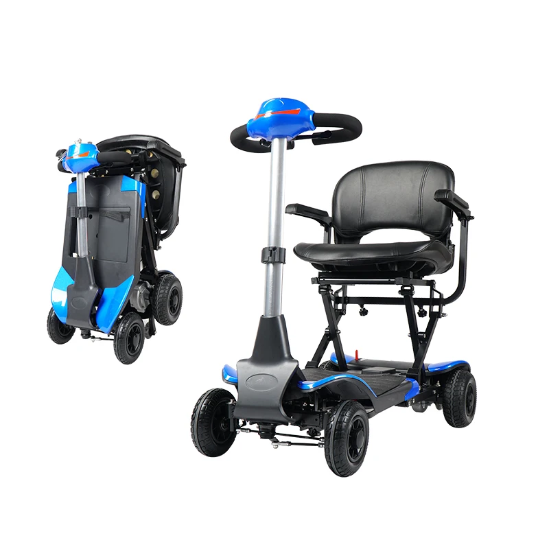 

Wholesale portable folding handicapped electric scooter with dual motors