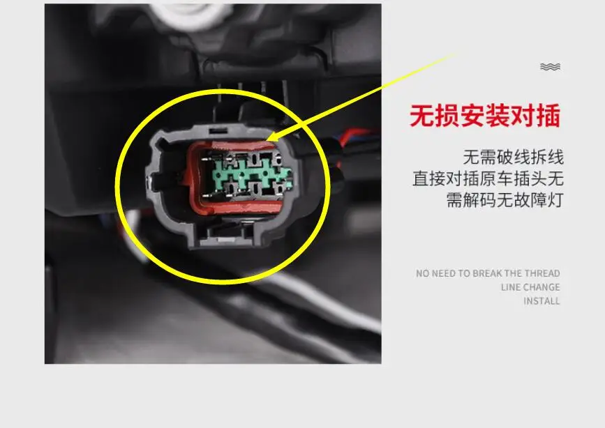 Видео 2 шт. 2014 ~ Y автомобильная лампа головного света для Inifiniti Q50L аксессуары