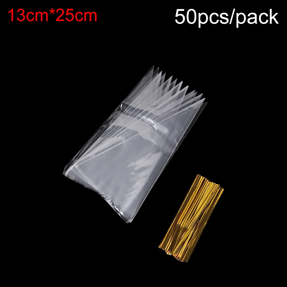 

50 прозрачных пакетов для конфет