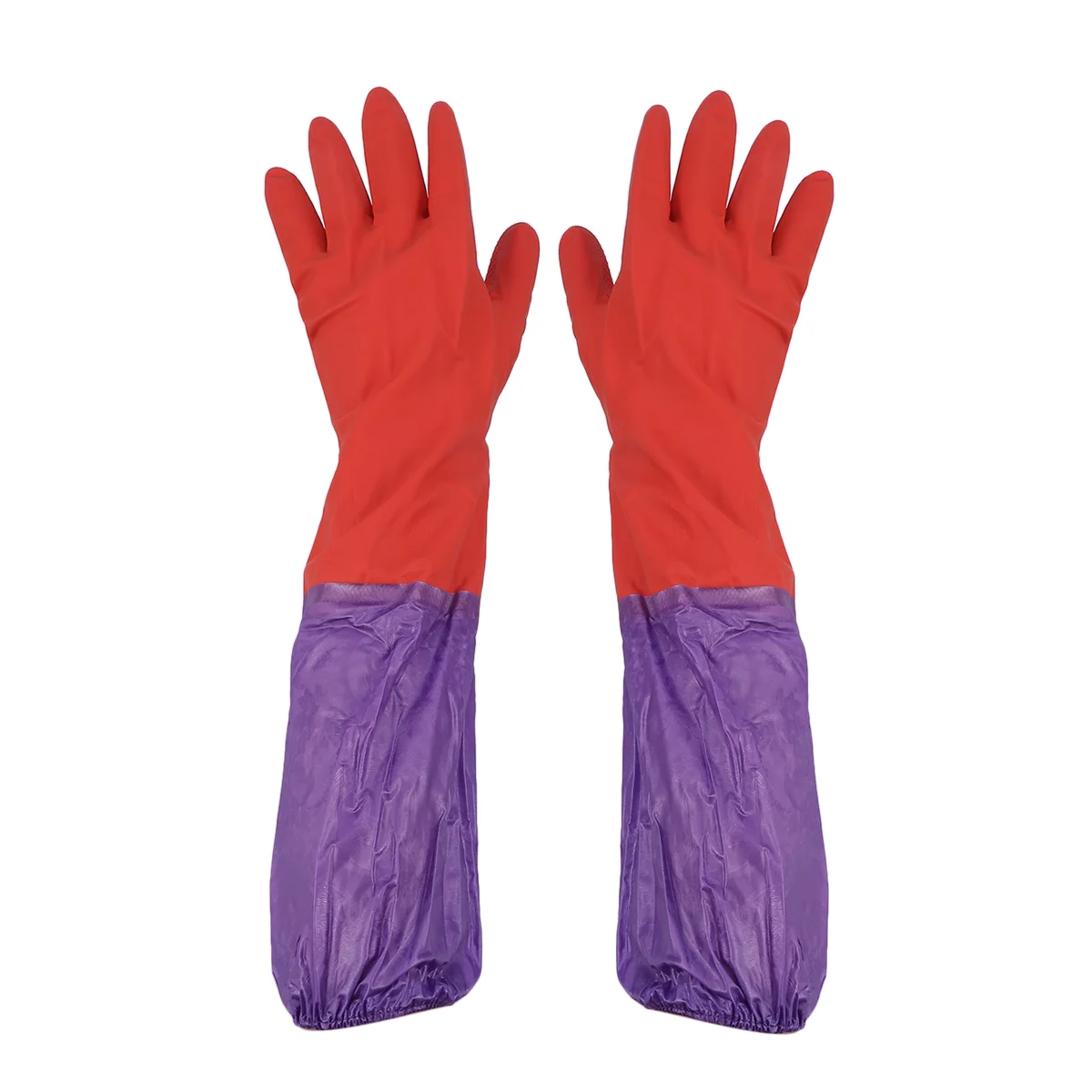 

Пара водонепроницаемых перчаток длиной до локтя, перчатки для замены воды в аквариуме (случайный цвет)