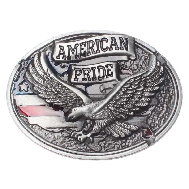 

American Glory Belt buckle Eagle pattern waistband Smooth Components METAL 3D ALLOY Decorative Waistband Clothing Accessories