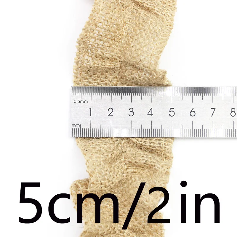 (2 метра/упак.) 5 см Рождественская елка Венок Украшение Кружевная льняная