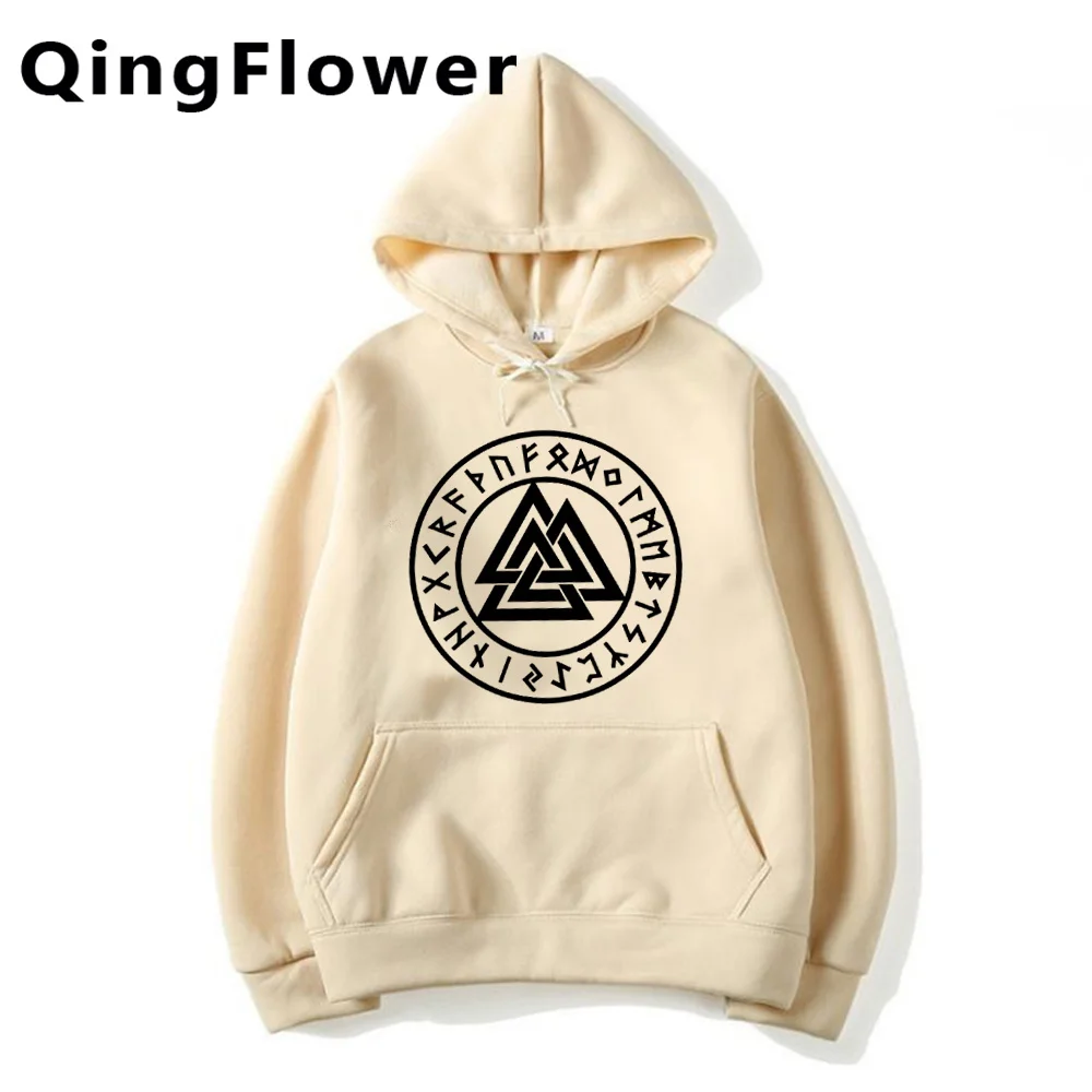 

Viking hoodies men funny Korean style gothic pulls men japanese sweater