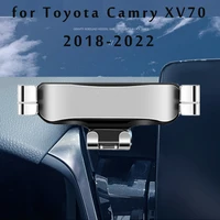 car phone holder for toyota camry xv70 2021 2022 2018 car styling bracket gps stand rotatable support mobile accessories