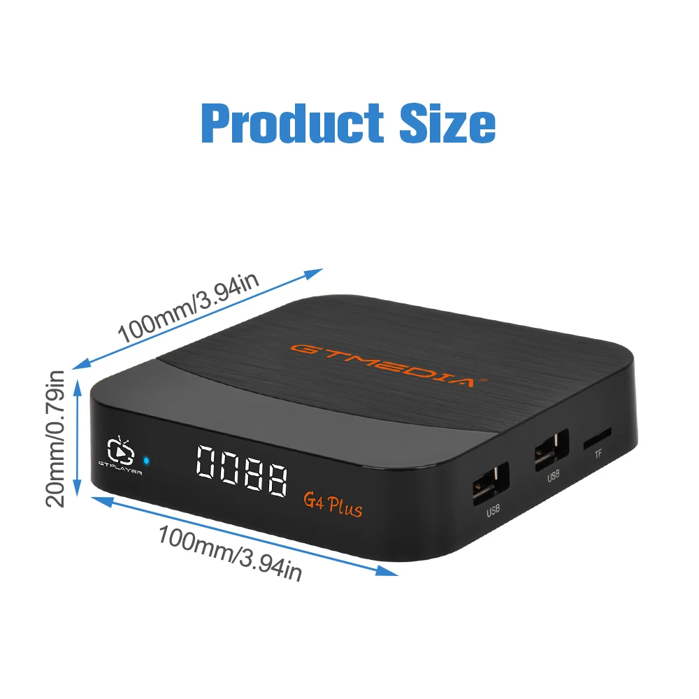 ТВ-приставка GTMEDIA G4 PLUS/G2 PLUS 4K H.265/VP9 Android 11 Amlogic S905W2 2 ГБ + 16 Гб Встроенный Wi-Fi 4G/5 8G BT4.1