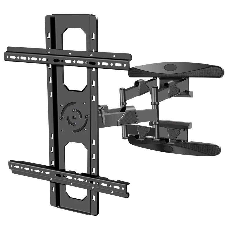 

Articulating Full Motion TV Wall Mount Bracket Tilt Swivel Stand Suitable Soporte TV Size 45''-75" MAX VESA 600*500mm DY639