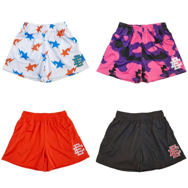 

Summer Men Casual Shorts Classic Gym fitness Basketball Workout Mesh Running Shorts Mesh Breathable Layer Fashion Design