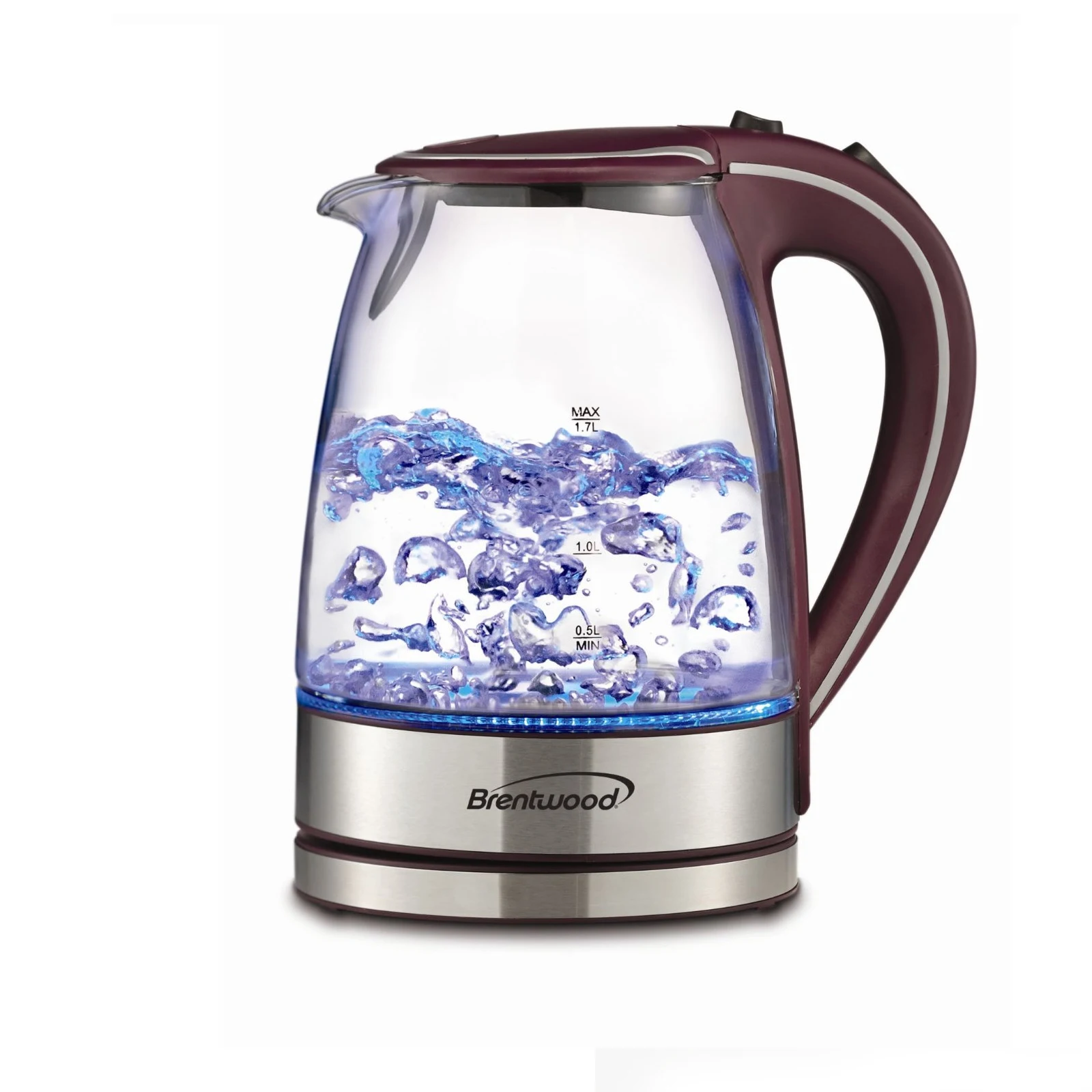 

Tempered Glass Tea Kettles, 1.7-Liter, Purple