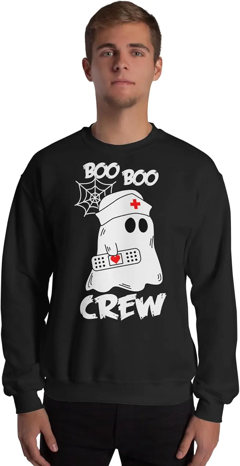 Свитшот Boo с круглым вырезом унисекс для медсестер врачей и работников