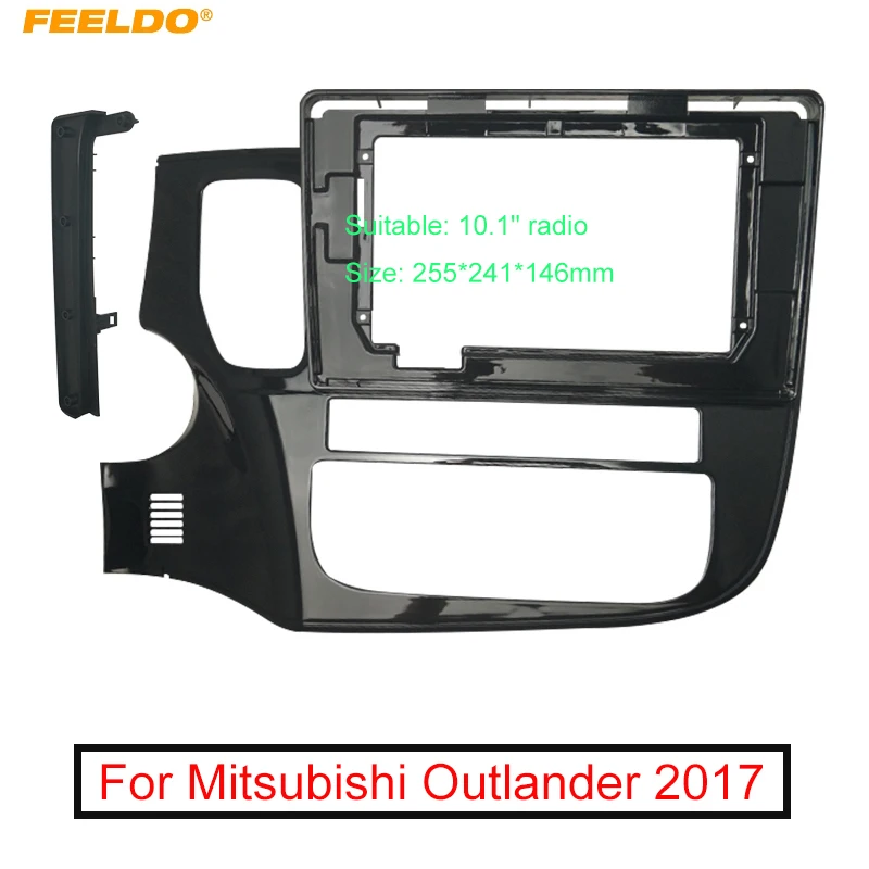Рамка для автомобильной аудиосистемы FEELDO 10 1 дюйма MITSUBISHI Outlander 2017 2Din - купить по