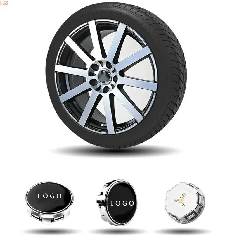 Для Skoda Kodiaq 2017-2022 Высококачественный ABS Chrome Maglev Spin Glow ступица колеса декоративная