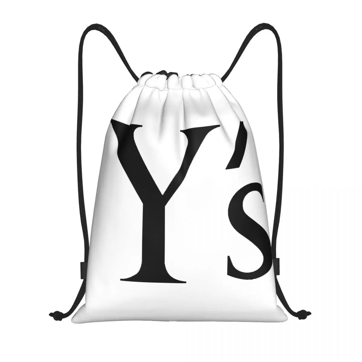 

Custom Yohji Yamamoto Drawstring Bag for Training Yoga Backpacks Men Women Sports Gym Sackpack